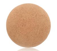 HOMSFOU Cork Roller Ball Massage Ball Lightweight Stable Structure Khaki Multifunctional Massage Tool for Clinic at Home Muscle Relief