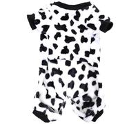 HOMSFOU Creative Dog Clothes Cotton Sleepwear for Small to Medium Dogs with Elastic Fit Suitable for Holiday and Photo Shoots