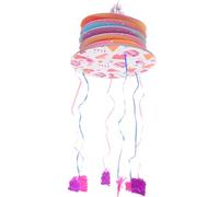 HOMSFOU Creative Unicorn Party Decoration Pull String Pinata for Birthday Party, Paper Material with Fine Workmanship and Unique Lantern Shape and Photo Prop