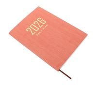 HOMSFOU Daily Planner Notebook Sophisticated PU Cover for Management Portable Design for Go Professionals Detailed Daily Pages for Goal Setting and Task Prioritization English Edition