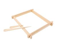 HOMSFOU Detachable Wooden Weaving Frame Creative DIY Tapestry Weaving Kit for Beginners Adults Crafting Home Decoration Portable Craft Tool