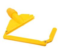 HOMSFOU Detachable Yellow Mop Head Clamp Replacement Clip for Mop Handle Part Accessory Cleaning Tool Component for Household Use