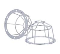 HOMSFOU Detector Aluminium 2pcs for Alarm Systems Protective Cover and Wire Mesh Cage with Ventilated Structure and Impact Resistance Applications Detectors Commercial Zones