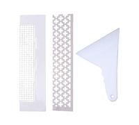 HOMSFOU Diamond Embroidery Mesh Ruler DIY Drawing Tool with Flexible Precision Positioning Molds for Beads Painting and Diamond Art Drill Projects
