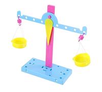 HOMSFOU DIY Educational Balance Scale Stem Science for Interactive Weight Learning Game Brain Exercise and Numerical Calculation Development Material for Cognitive Skills