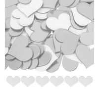 HOMSFOU DIY Heart Sticker Wall Art Acrylic Mirror Wall Stickers Mirror Surface Room Decor