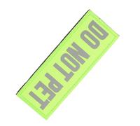 HOMSFOU Do Not Pet Dog Collar Accessory Reflective Safety Patch for Working Dogs