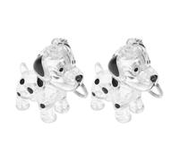 HOMSFOU Dog Memorial Keepsake Box 2Pcs Capsule for Pet Hair Storage with Puppy-Shaped Design Suitable for Honouring