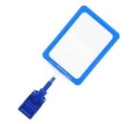 HOMSFOU Double Sided Sign Holder with Clamp Clip Rotatable Swivel Display Stand for Retail Store Price Tags Merchandise Sign Display Holder for Supermarket and Clothing Shops Easy Update