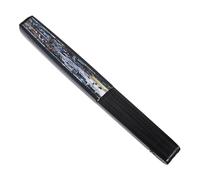 HOMSFOU Dragon Folding Hand Fan Vintage Chinese Silk Fan Foldable Lightweight Handheld for Party Dance Performance and Traditional Decoration
