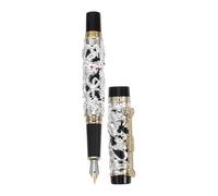 HOMSFOU Dragon Fountain Pen Fine Nib Smooth Writing Lightweight Business Pen with Elegant Dragon for Executives with Ink Refill Converter