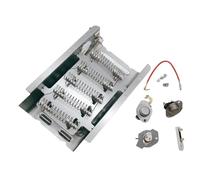 HOMSFOU Dryer Thermostat Heating Element 279838/3392519/3977393/3387134 Made of Abs Stainless Steel Copper