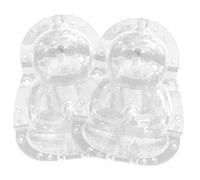 HOMSFOU Duddha Molds 2pcs Ginseng Shaping Molds Safe Pc Material for DIY Fruit Growing