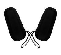 HOMSFOU Ear Thermometer Hard Shell EVA Case with Zipper, Shockproof Protective Storage Bag for Travel and Home, Portable Organizer with Hanging Rope, 2Pcs