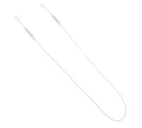 HOMSFOU Earplug Lanyard with Double, Silicone Replacement Earplugs Cord, Flexible Anti-Loss Strap for Travel and Personal Hearing Protection