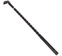 HOMSFOU Ebony Wood Back Scratcher Long Handle Back Tickle Relax Tool for Adults Full Body Massage Household Scratch Tool