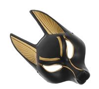 HOMSFOU Egyptian Anubis Mask for Costume Party with Intricate and Delicate Design, Stable Plastic Material that Will Not Easy to Fall, for Festival and Carnival Themed Parties