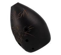 HOMSFOU Eight Ceramic Ocarina for Beginners with Versatile Tones Handmade Clay Traditional Musical Instrument Suitable for Adults and Outdoor Garden Use