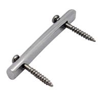 HOMSFOU Electric Guitar String Retainer Bar Metal Guitar Lead String Device with Screws Featuring Smooth Edges and Sleek Minimalist Design