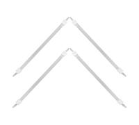 HOMSFOU Electric Quartz Heating Tubes 4Pcs 27Cm Ceramic Replacement Rods for Outdoor Patio Infrared and Space Heaters