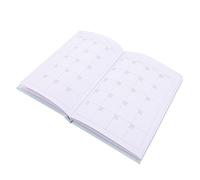 HOMSFOU Elegant Wedding Planner Notebook Decorative Countdown Calendar for Brides Romantic Retro Design to Track Guests Record Memories Wedding Present Engagement