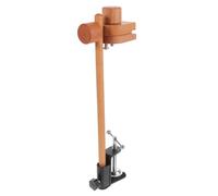 HOMSFOU Embroidery Hoop Stand Versatile Wooden with and Table Edge Clamp Compact Space-Saving Design Securely Holds Cross Stitch Frames for Craft Sewing Cross Stitch Embroidery