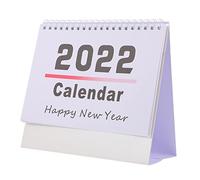 HOMSFOU English Calendar Monthly Desk Planner with Paper for Home and School Use Daily Agenda for Productivity and Goal Setting Design with Ample Space for Notes