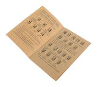 HOMSFOU English Chinese Mahjong Instruction Manual Vintage Mahjong Rule Book Chinese Learning Guide Beginners Family Play Traditional Tutorial Rules Book