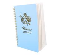 HOMSFOU English Daily Schedule Notebook Planner for Office Students Travelers Calendar Organizer Do List Academic Agenda for Work and Study