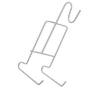 HOMSFOU European Style White Coffee Mug Holder Saucer Drain Rack Single Cup Metal Display Stand for Kitchen and Dining Room Cup Storage Organizer