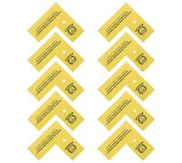 HOMSFOU Evidence Markers for Field Investigations 10pcs Yellow Lightweight Plastic with Scale Ruler and Detailed Evidence Collection, Fadeproof Identification Tags for Precise Crime Scene