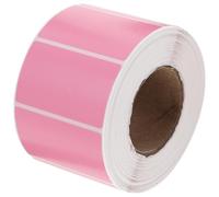 HOMSFOU Express Thermal Shipping Labels Self-Adhesive Sticky Price Stickers 50X30Mm Pink Waterproof Roll for Home and Plant Tag Use