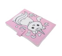 HOMSFOU Fabric Book Cover Cute Cartoon Book Protector Sleeve for Notebooks for Edge Protection and Scratch Resistance