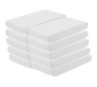 HOMSFOU Facial Tissue Refill for Car 10Pcs Wood Pulp Soft Napkin Paper Suitable for Auto Sun Visor Holder and Bedroom Use