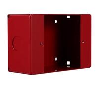 HOMSFOU Fire Alarm Call Point Protection Box Red Manual Break Glass Security Button Case for Home and Commercial Fire Exit Release Emergency Safety