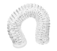 HOMSFOU Flexible Chimney Flue Exhaust Hose for Kitchen Range Hood Lightweight Aluminum Foil Ducting Reduces Ventilation Resistance Easy to Install