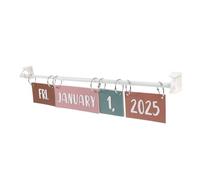 HOMSFOU Flip Calendar Elementary Classroom Decor Organizer for Classroom Montessori Calendar Decoration Plastic
