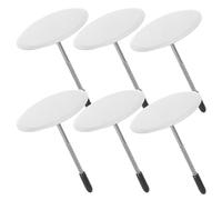 HOMSFOU Flower Nail Set 6Pcs Stainless Steel Cake Decorating Tools for Baking Icing Flowers at Home