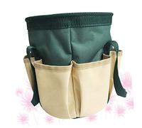 HOMSFOU Foldable Multi-Pocket Oxford Cloth Garden Tool Storage Basket for Manual Planting and Spacious Tote Bag for Household and Outdoor Use