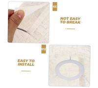 HOMSFOU Foldable Wall and Table Lamp Shade Chic Light Cover with Eye Friendly Softening Effect Durable High Grade Material Detachable Round Lampshade for Unique Home Decoration and Light