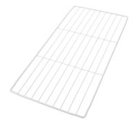 HOMSFOU Freezer Wire Grid Shelf 17×35cm White Mesh Refrigerator Compartment Organizer Rack Multi-layer Divider Storage for Kitchen and Chest Freezer