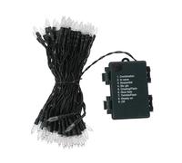 HOMSFOU Function Battery Box String Lights LED Outdoor Christmas Tree Pendant Decoration for Home and Party Plastic Material Reusable Holiday Lighting Adornment