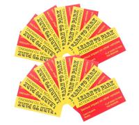 HOMSFOU Funny Bad Parking Cards and Private Vehicles 100pcs Red Paper Warning Stickers with Humorous Design Convenient to Use Versatile Application in Community Parking Areas