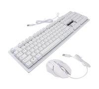 HOMSFOU Gaming Keyboard and Mouse Set Mechanical Touch Ergonomic Design and Usb Connectivity for Intense Gaming Sessions Your Computer