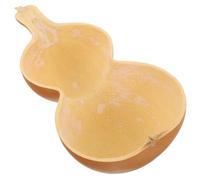 HOMSFOU Gourd Water Ladle Scoop Bathing Spoon Multi-Functional Watering Scoop for Sauna and Bathroom Use Traditional Half Gourd Design