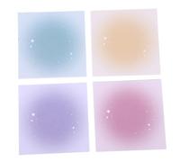 HOMSFOU Gradient Color Nonstick Memo Pads Portable Message Recording Paper for Planning Organizing and Prioritizing Work Easy to Carry and Use Suitable for Office School and Home