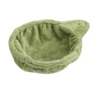 HOMSFOU Green Cat Tree Hammock Replacement for Cats and Small Pets Lightweight Plush Bed with Steel Ring Portable Weight-dispersing Structure and Pet Cages