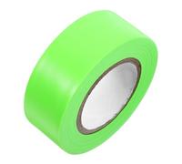 HOMSFOU Green Non-Adhesive Barrier Tape High Visibility Safety Flagging Tape for Marking Outdoor Use Material