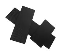 HOMSFOU Hair Coloring Boards 3Pcs Black Striped PC Material Hair Foiling Boards Essentials