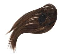 HOMSFOU Hair Replacement Topper for Women Natural Volume Hair Invisible Top Weft for Crown Coverage
